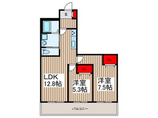 Impleos朝霞根岸台の物件間取画像